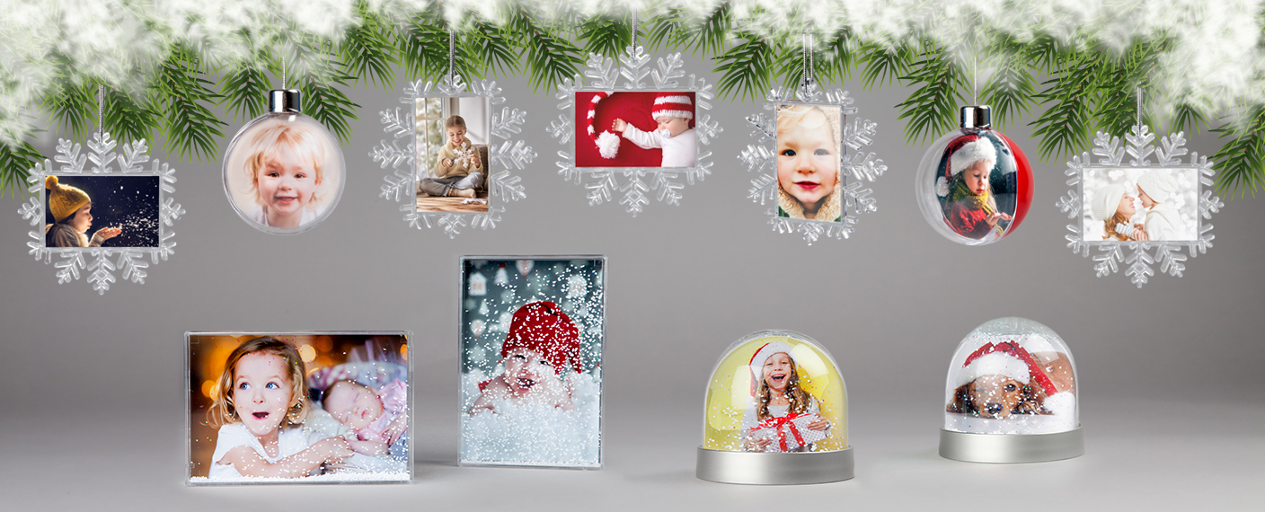 Personalised Photo Christmas Decorations